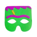 Halloween Green Monster felt mask 18 cm