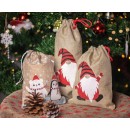 Christmas Teddy and Penguin, Teddy and Penguin Bag 24 cm