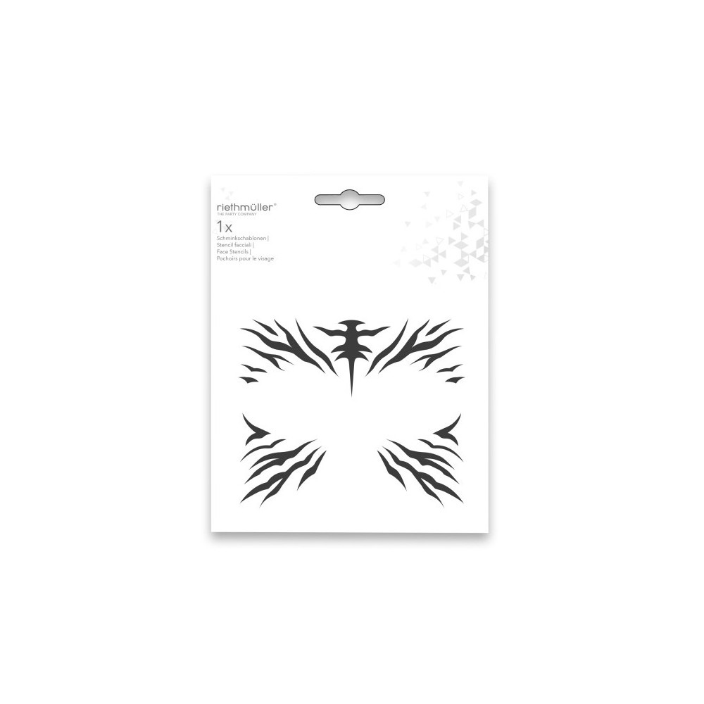 Party Tiger Face Tattoo