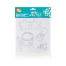 Space Universe colorable photo prop 10-piece set