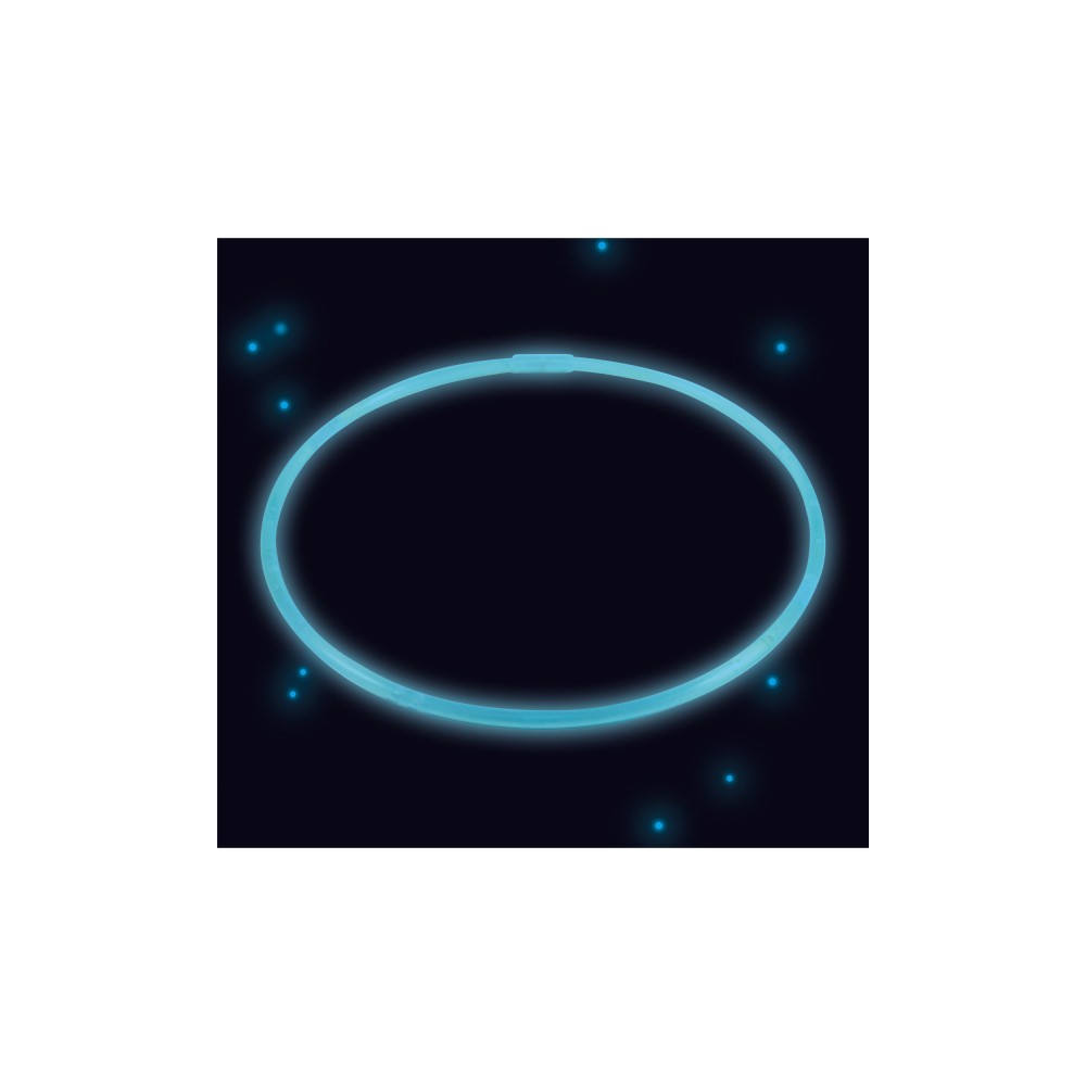 Colour Glowing blue necklace 56 cm