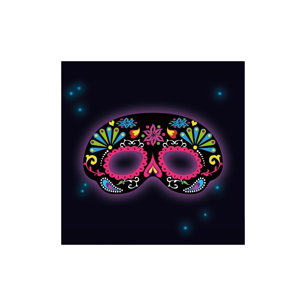 Colour Luminous Plastic Mask 19x11 cm