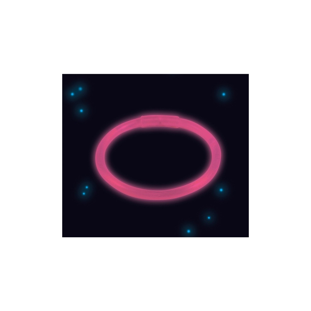 Colour Glowing Pink Bracelet 20 cm