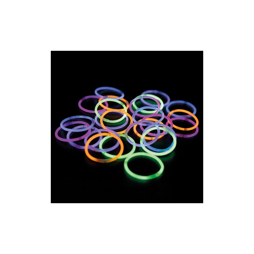 Colour Colorful Glow Bracelet Set 25 pcs 20 cm