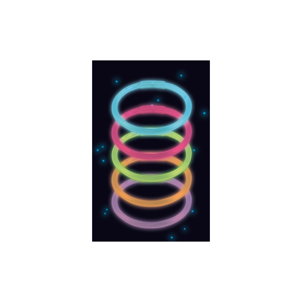 Colour Glow Bracelet 20 cm 10 pcs