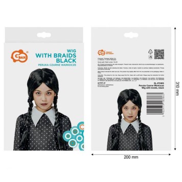 Wednesday Black wig