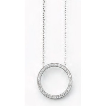 Victoria Silver-colored White Stone Necklace