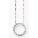 Victoria Silver-colored White Stone Necklace