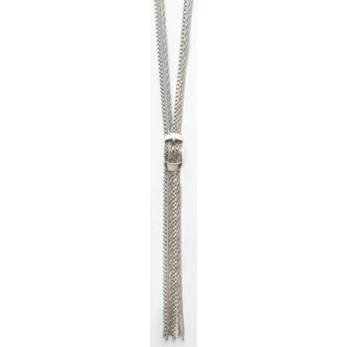 Victoria Silver-colored long necklace