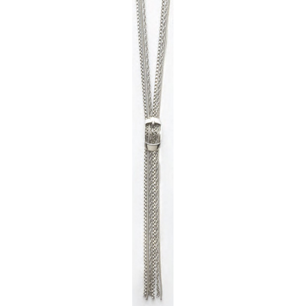 Victoria Silver-colored long necklace