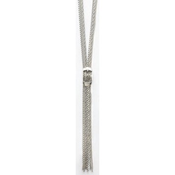 Victoria Silver-colored long necklace