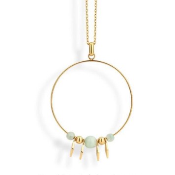 Victoria Beaded Gold-Colored Necklace