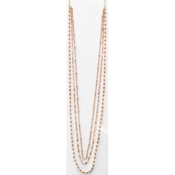 Victoria Rose gold colored necklace