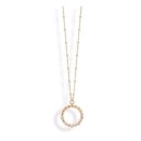 Victoria Rose gold colored necklace