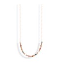 Victoria Rose gold colored bead necklace