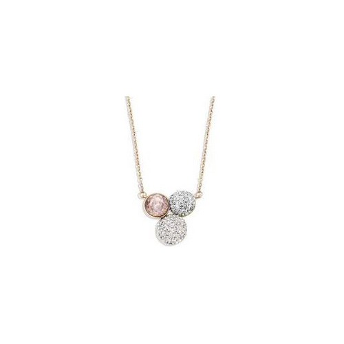Victoria Rose gold colored multicolored stone necklace