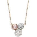 Victoria Rose gold colored multicolored stone necklace