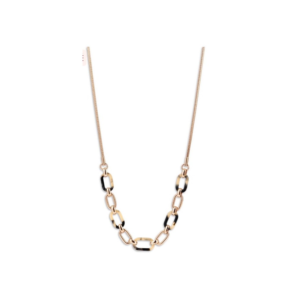 Victoria Rose gold colored necklace
