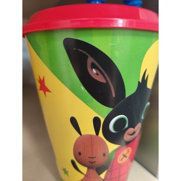 Bing Waving Straw Cup, Plastic 430 ml Class II