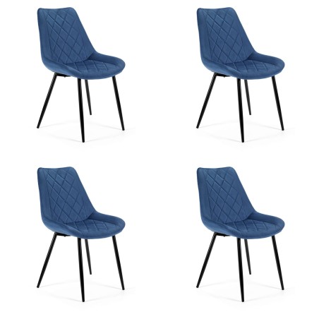4x KRZESŁO SJ.0488 GRANATOWY