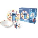 Disney Lilo and Stitch Heart porcelain tableware in gift box II. class