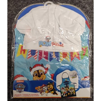 Paw Patrol Holiday Christmas kids apron 2-piece set II. class