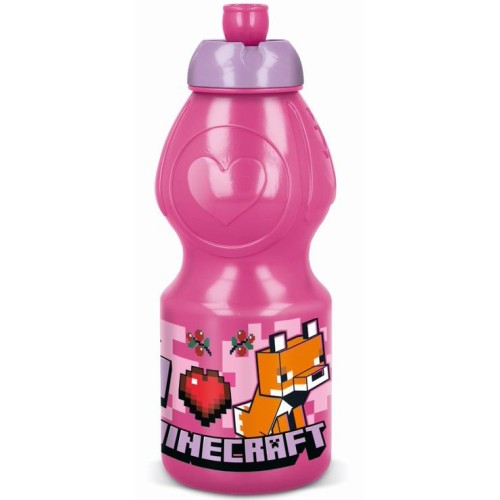Minecraft Girls Line bottle, sports bottle 400 ml Grade II