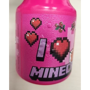 Minecraft Girls Line bottle, sports bottle 400 ml Grade II