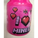 Minecraft Girls Line bottle, sports bottle 400 ml Grade II