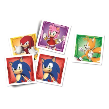 Sonic the Hedgehog Characters 48-piece memory game Clementoni II class