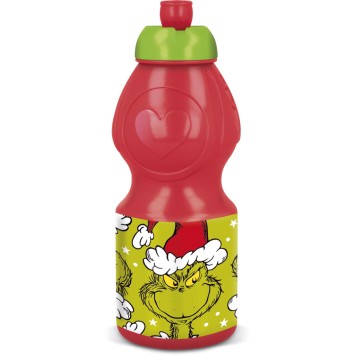 The Grinch Christmas Mischief plastic sports bottle 400 ml