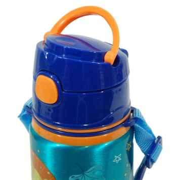 Jungle Jungle, Animal aluminum bottle with carabiner 600 ml