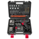 Wkrętarka AKUMULATOROWA Wiertarka LCD 2x Aku 20V Red Technic RTWA0033