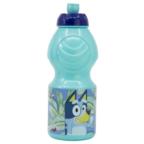 Bluey Leaves plastic sports bottle 400 ml