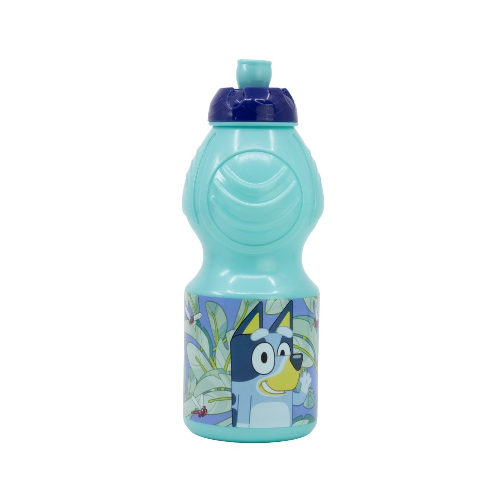 Bluey Leaves plastic sports bottle 400 ml