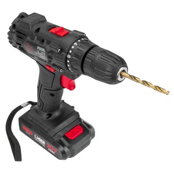 Wkrętarka AKUMULATOROWA Wiertarka LCD 2x Aku 20V Red Technic RTWA0033