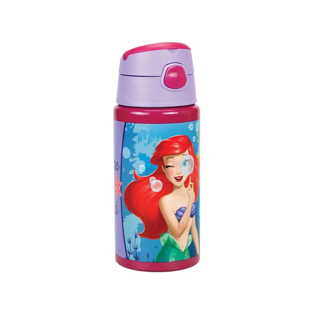 Disney Princess Ariel aluminum bottle with hook 500 ml