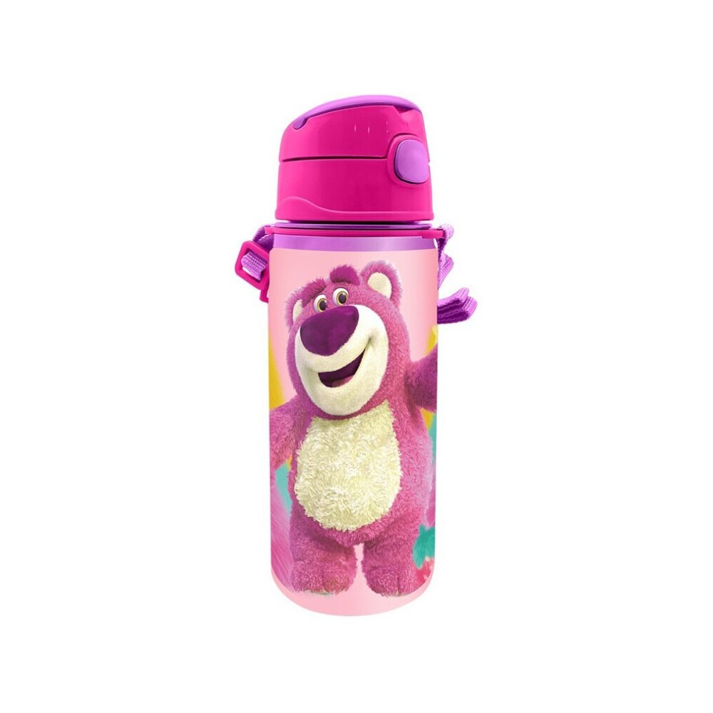 Disney Toy Story Lotso aluminum straw bottle with hook 600 ml