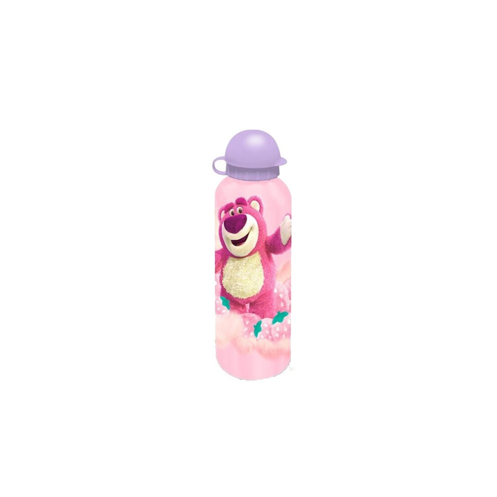Disney Toy Story Lotso Strawberry aluminum water bottle with drinking cap 500 ml