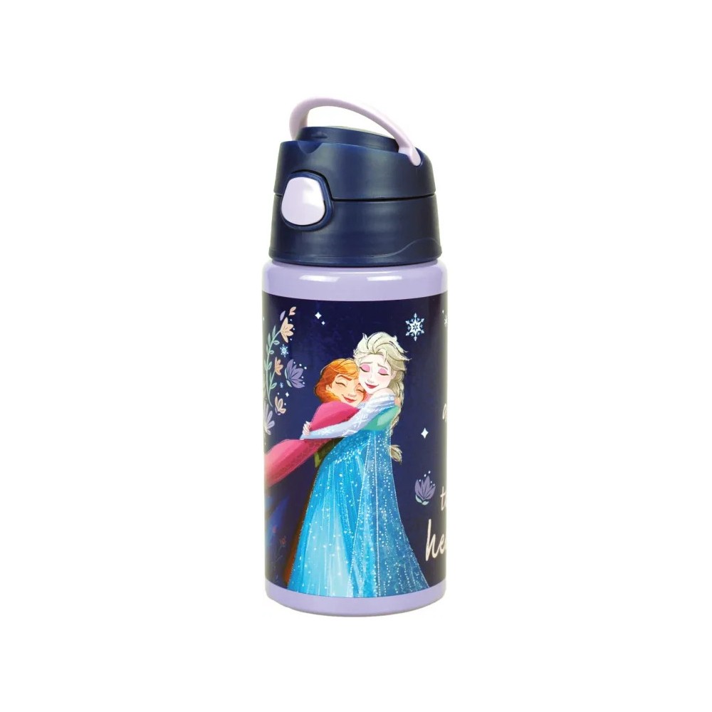 Disney Frozen Together aluminum water bottle with hook 500 ml