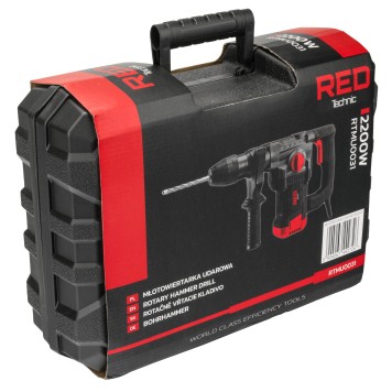 MŁOT UDAROWY MŁOTOWIERTARKA UDAR SDS+ ZESTAW 2200W RTMU0031