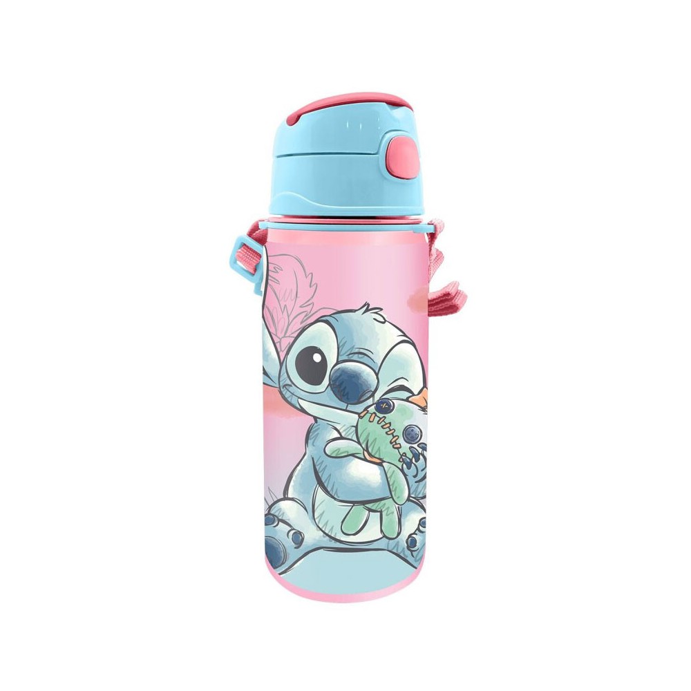 Disney Lilo and Stitch Cheeky aluminum bottle with hook 600 ml