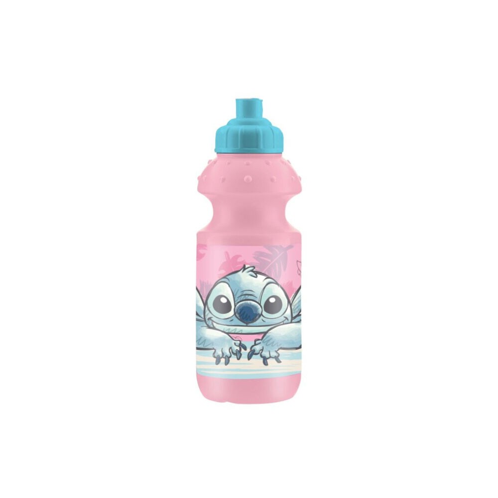 Disney Lilo and Stitch Cheeky plastic bottle, sports bottle 350 ml