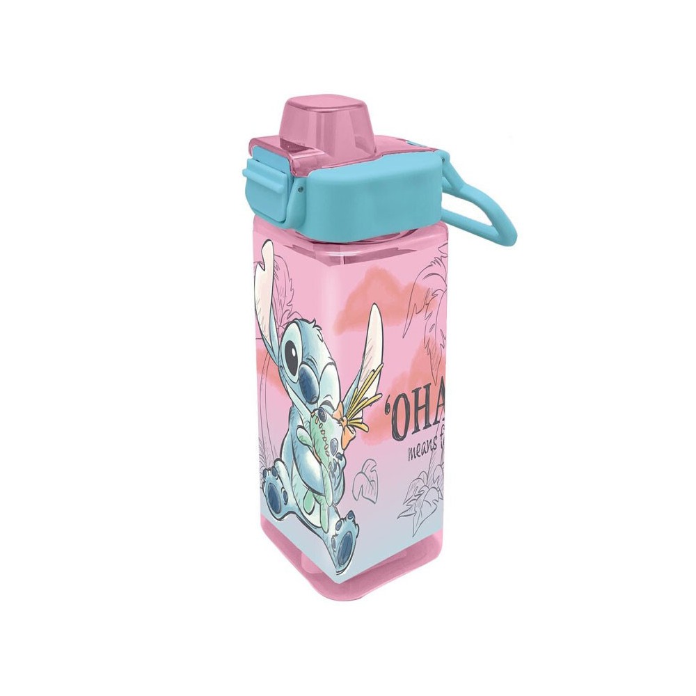 Disney Lilo and Stitch Cheeky square plastic bottle 500 ml