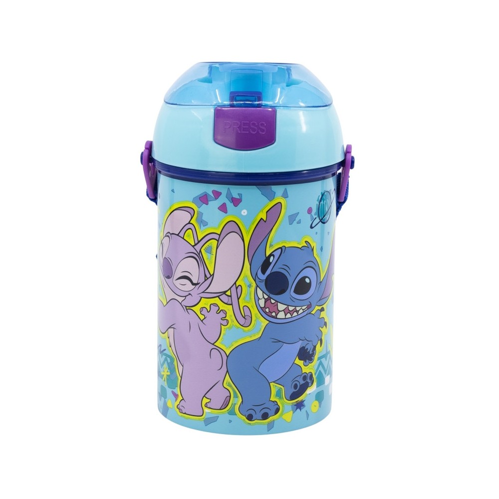 Disney Lilo and Stitch Dance water bottle, sports bottle 450 ml