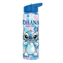 Disney Lilo and Stitch Ohana plastic straw bottle 600 ml