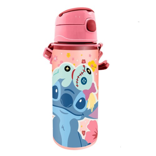 Disney Lilo and Stitch aluminum bottle with hook 600 ml