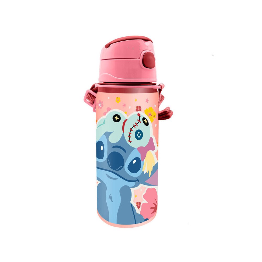 Disney Lilo and Stitch aluminum bottle with hook 600 ml