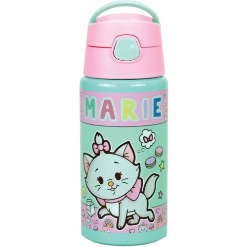 Disney Marie Little Lady aluminum bottle with hook 500 ml