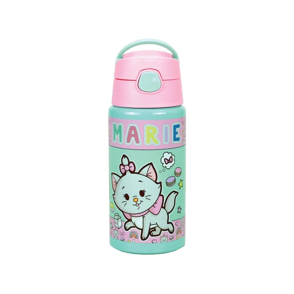 Disney Marie Little Lady aluminum bottle with hook 500 ml